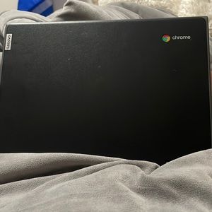 This is a black touch screen laptop barley used